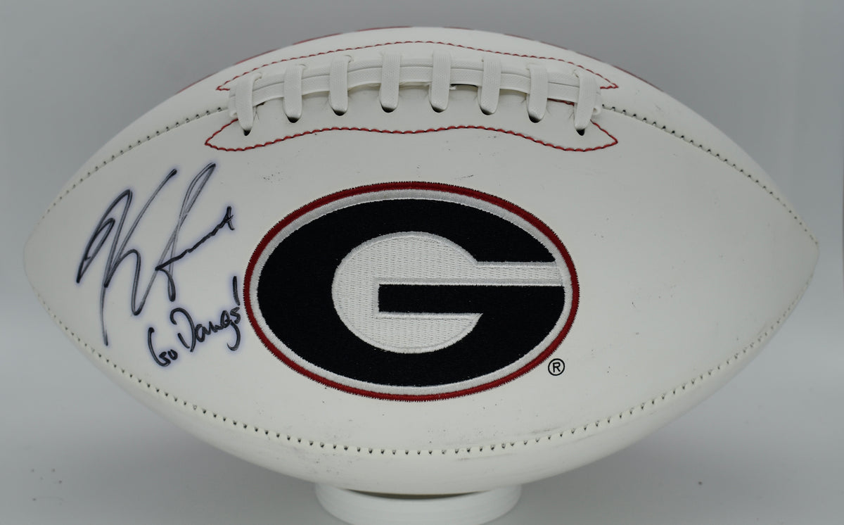Kirby Smart Signed/Autographed Georgia Bulldogs Logo Football BAS 212316
