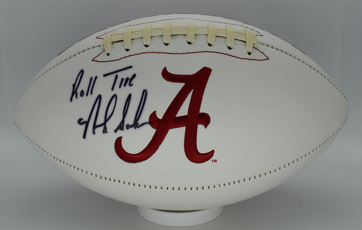 Nick Saban Signed/Autographed Alabama Crimson Tide Logo Football JSA 212317