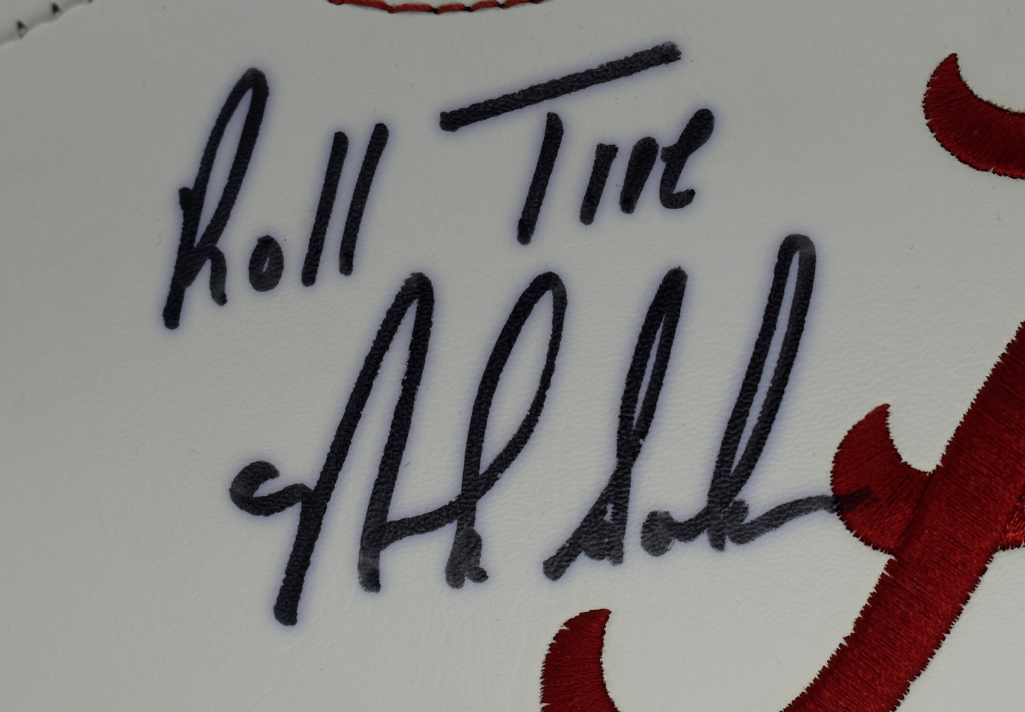 Nick Saban Signed/Autographed Alabama Crimson Tide Logo Football JSA 212317
