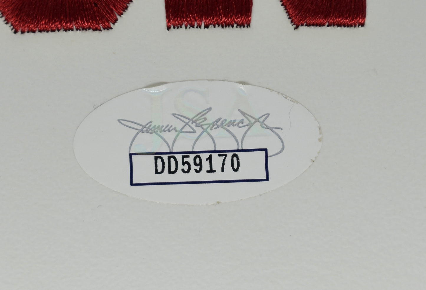 Nick Saban Signed/Autographed Alabama Crimson Tide Logo Football JSA 212317