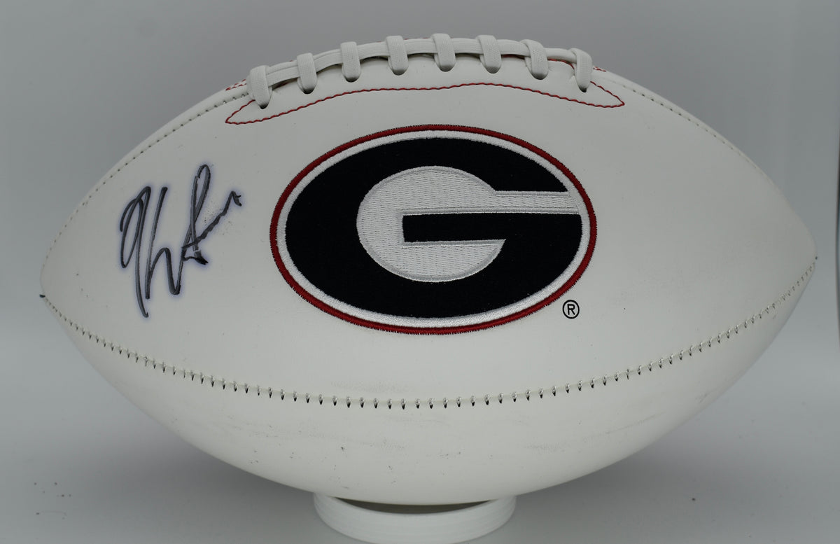 Kirby Smart Signed/Autographed Georgia Bulldogs Logo Football BAS 212318