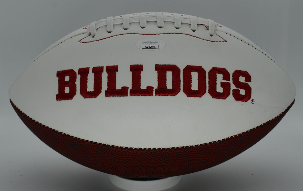 Vince Dooley Signed/Autographed Georgia Bulldogs Logo Football JSA 212319