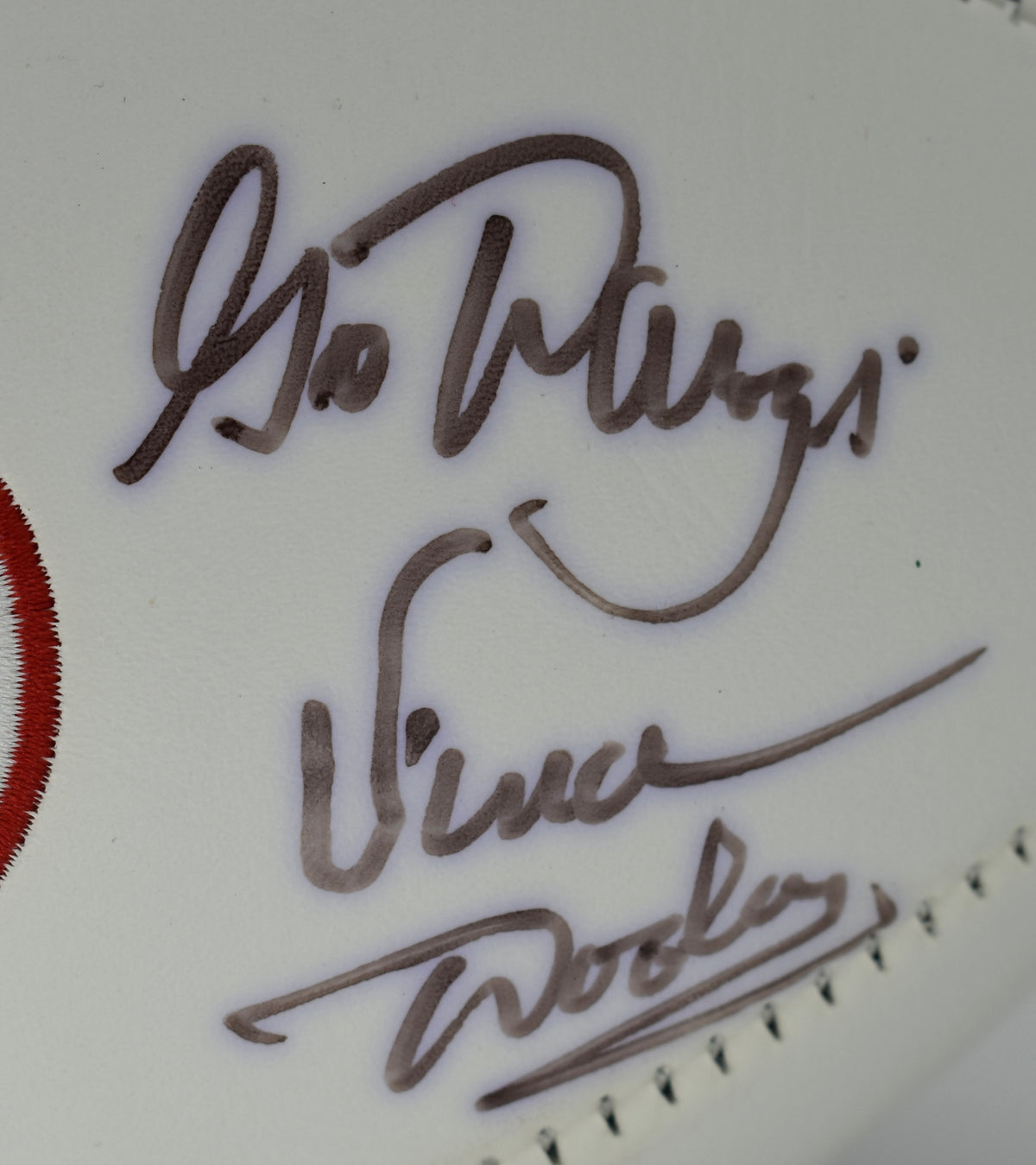 Vince Dooley Signed/Autographed Georgia Bulldogs Logo Football JSA 212301