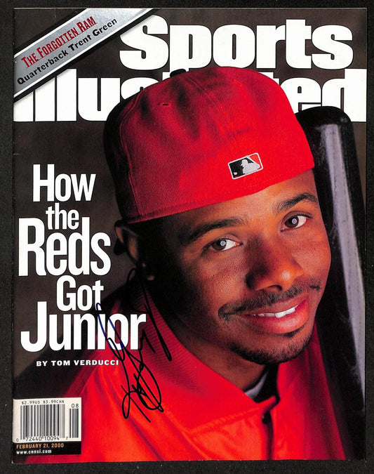 Ken Griffey Jr HOF Signed 2000 Sports Illustrated Newsstand No Label JSA 212995