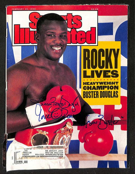 Buster Douglas Signed/Autographed & Insc 1990 Sports Illustrated  JSA 213003