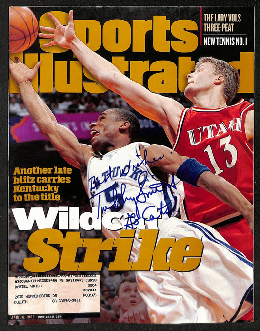 Tubby Smith Signed/Autographed 1998 Sports Illustrated Kentucky JSA 213007