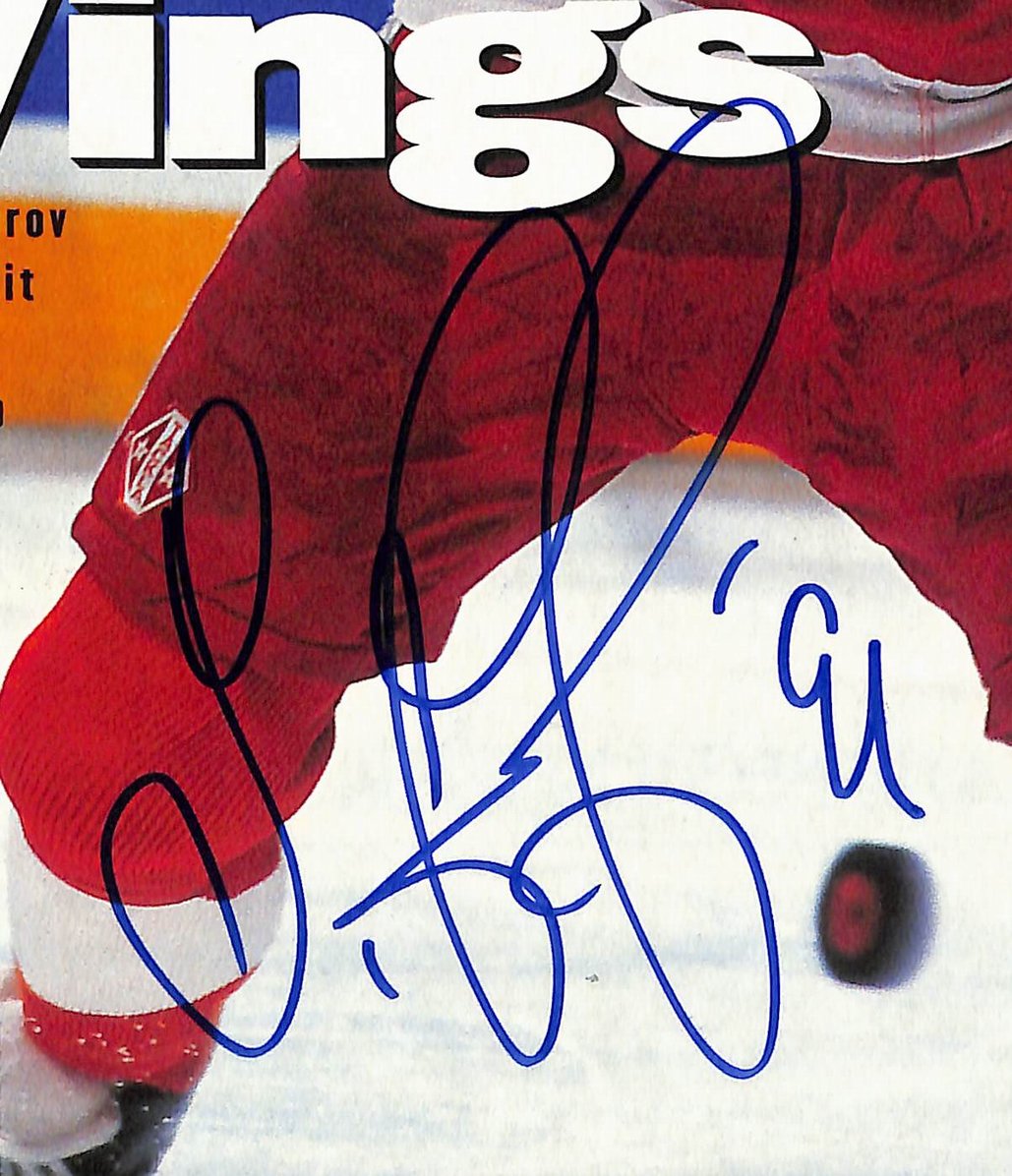 Sergei Fedorov HOF Signed 1995 Canada Sports Illustrated Newsstand JSA 213012