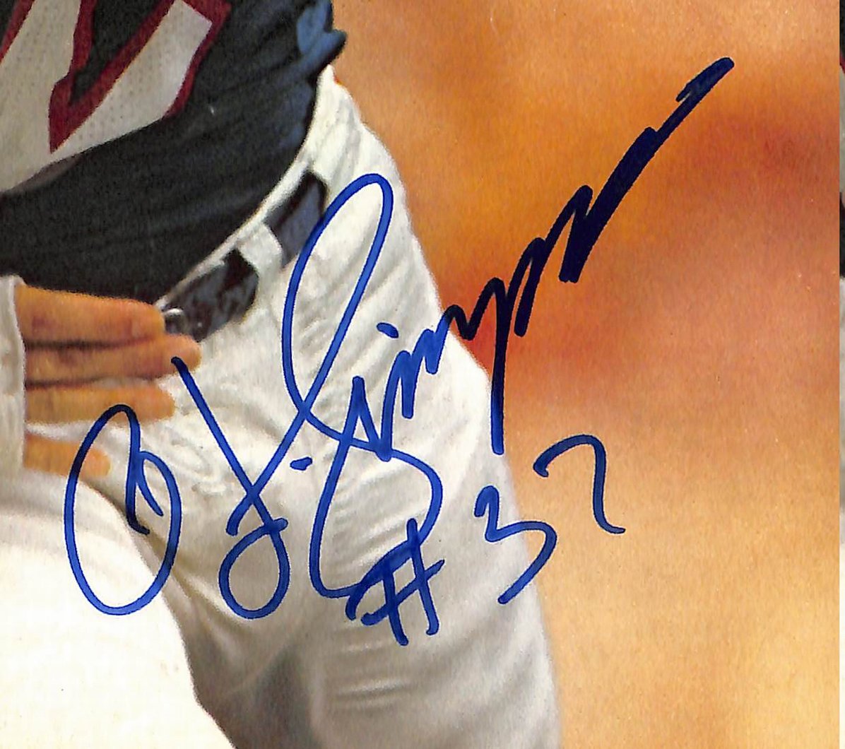 O.J. Simpson HOF Signed/Autographed 1973 Sports Illustrated Bills JSA 213016
