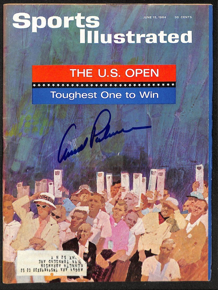 Arnold Palmer Signed/Autographed 1964 Sports Illustrated US Open JSA 213020