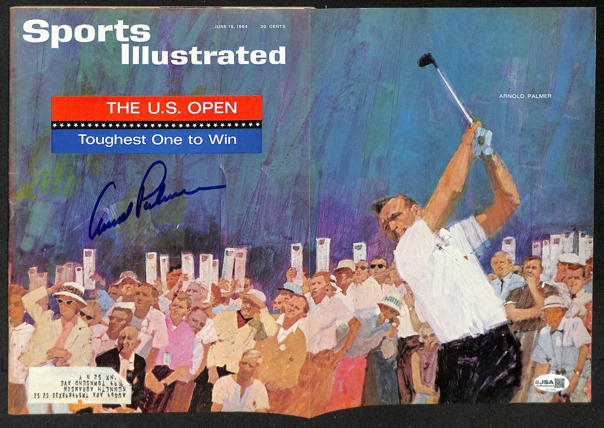Arnold Palmer Signed/Autographed 1964 Sports Illustrated US Open JSA 213020