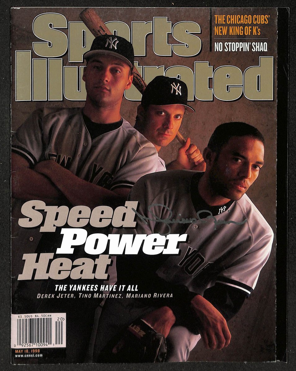 Mariano Rivera HOF Signed 1998 Sports Illustrated Newsstand No Label JSA 213023