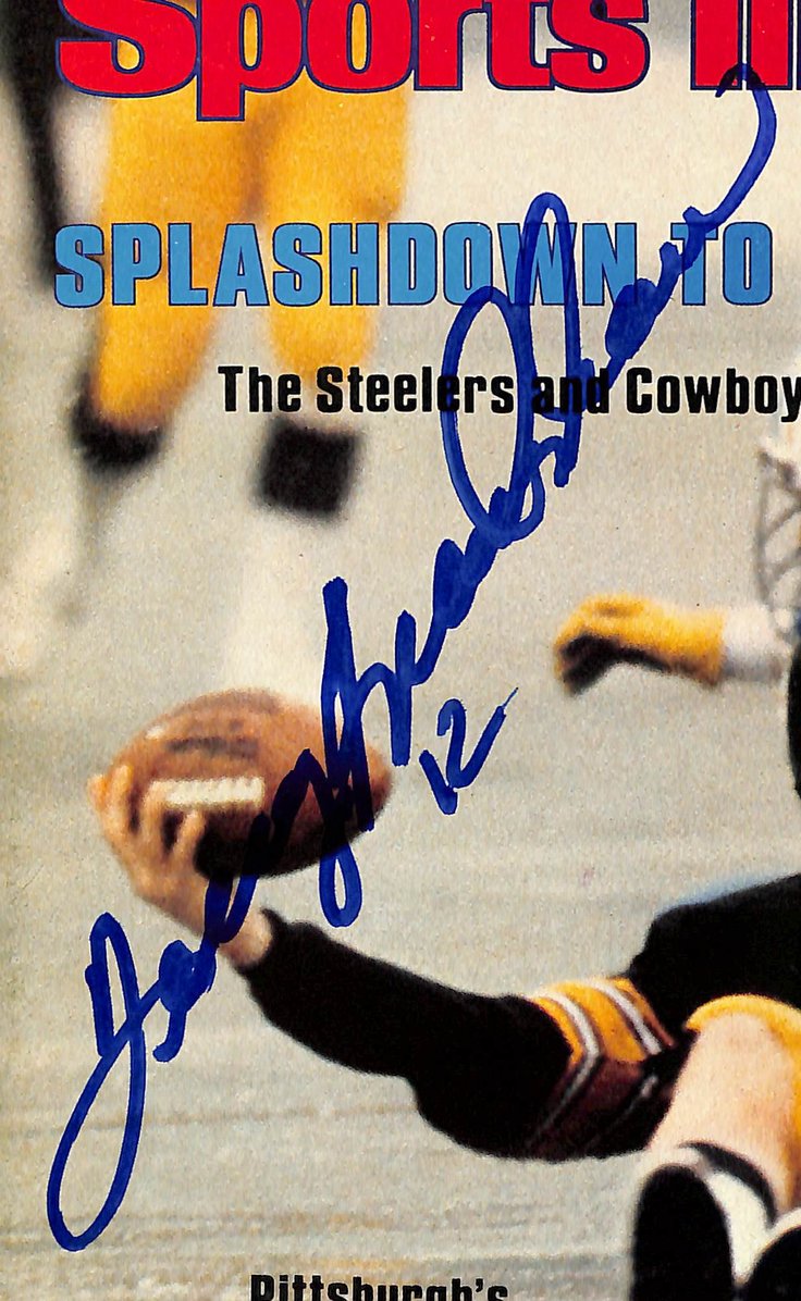 Terry Bradshaw HOF Signed 1979 Sports Illustrated Steelers JSA 213030