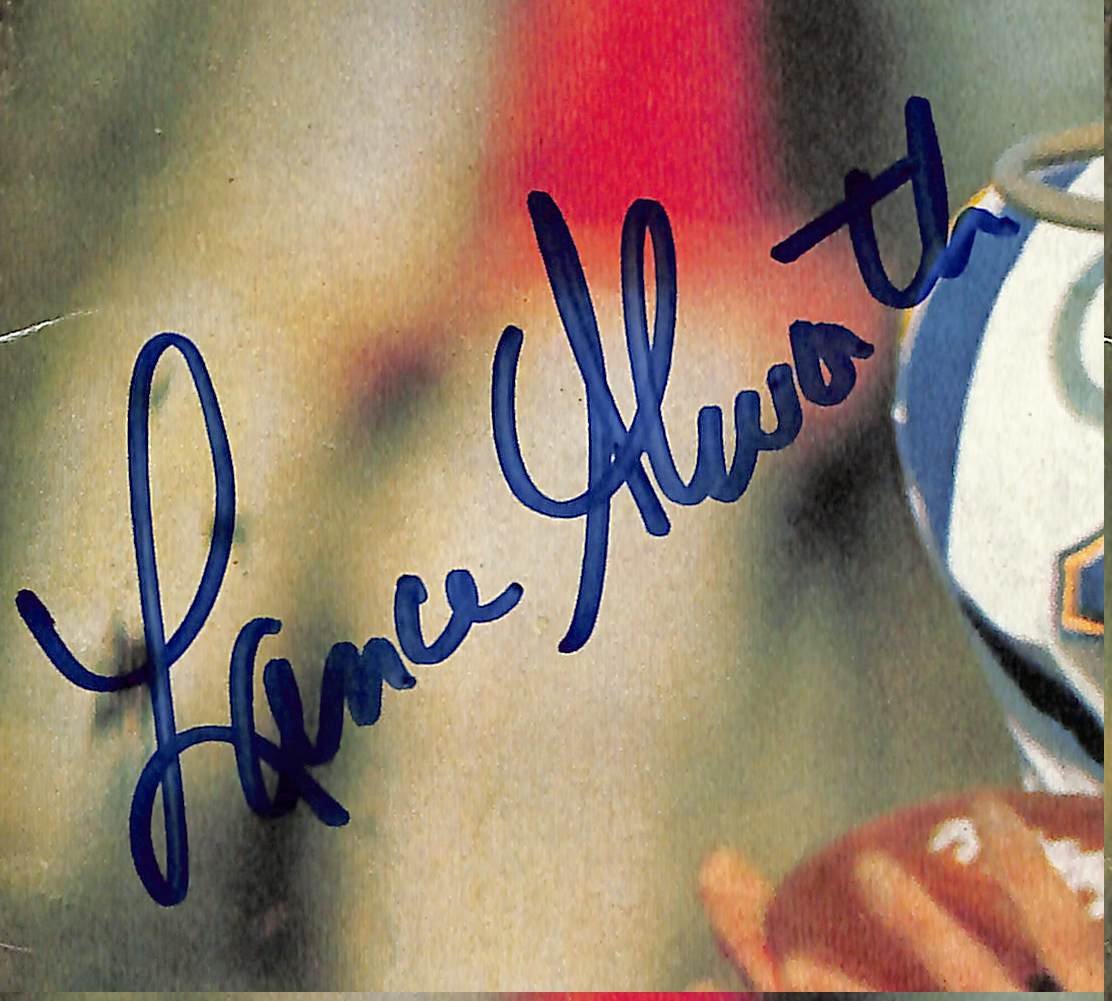 Lance Alworth HOF Signed/Autographed 1965 Sports Illustrated Chargers JSA 213031