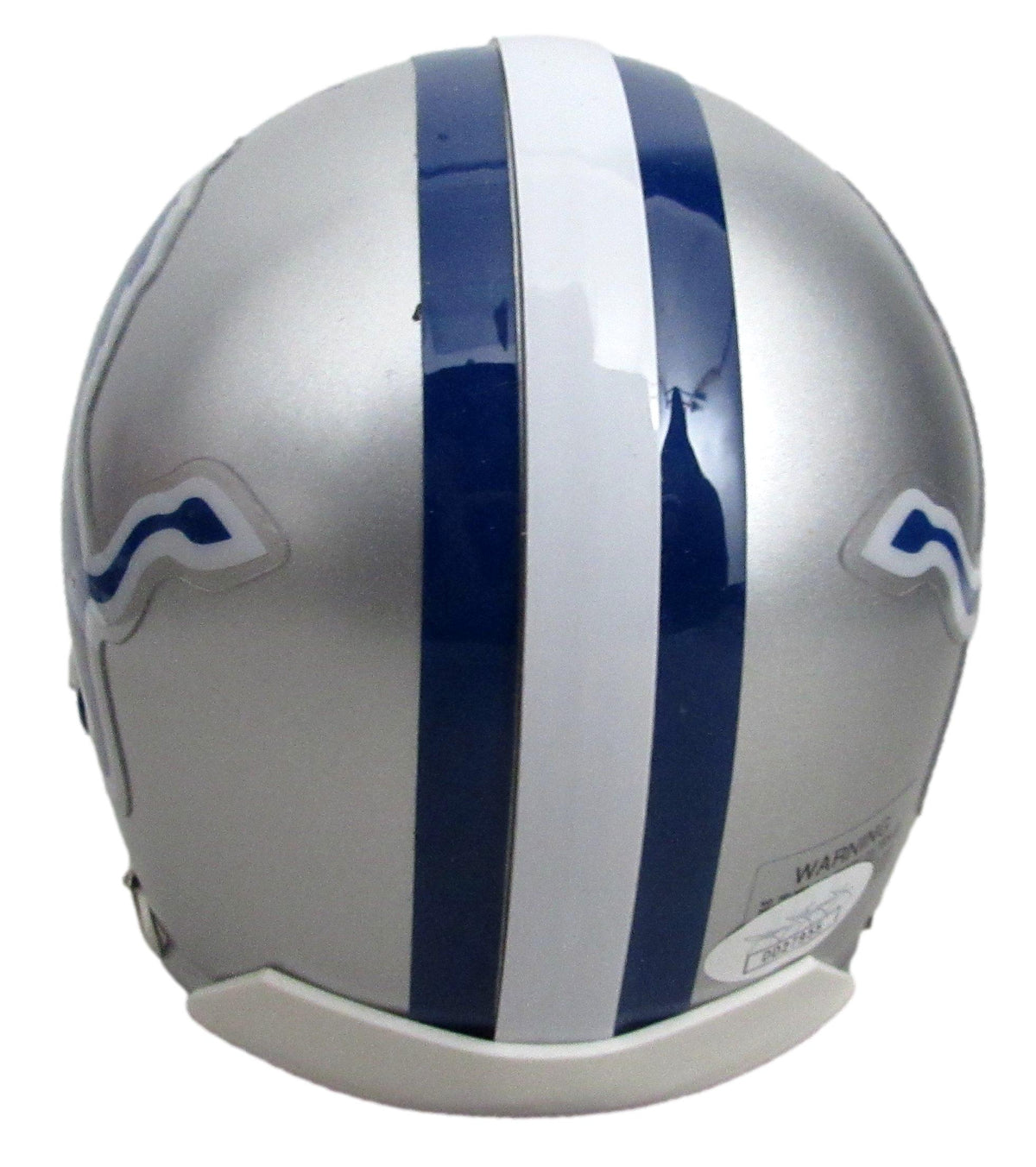 Calvin Johnson HOF/Golden Tate Signed/Auto Lions Mini Football Helmet JSA 213364