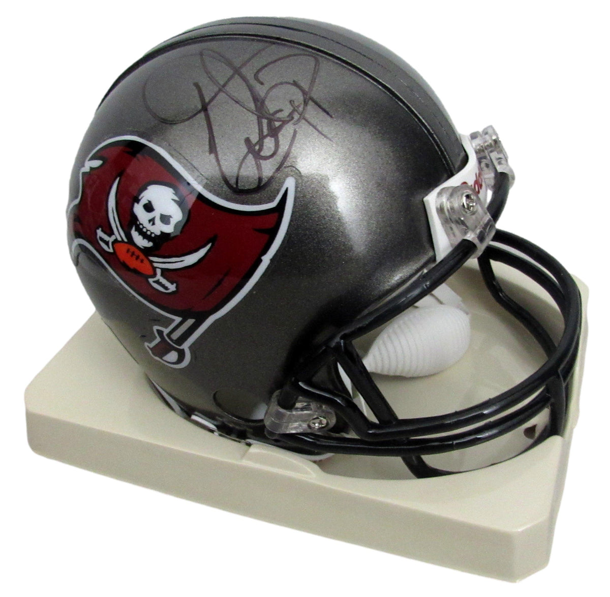 Warren Sapp HOF Signed/Autographed Buccaneers Mini Football Helmet JSA 213365