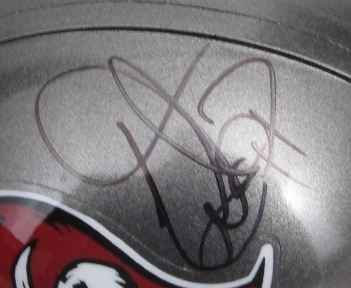 Warren Sapp HOF Signed/Autographed Buccaneers Mini Football Helmet JSA 213365