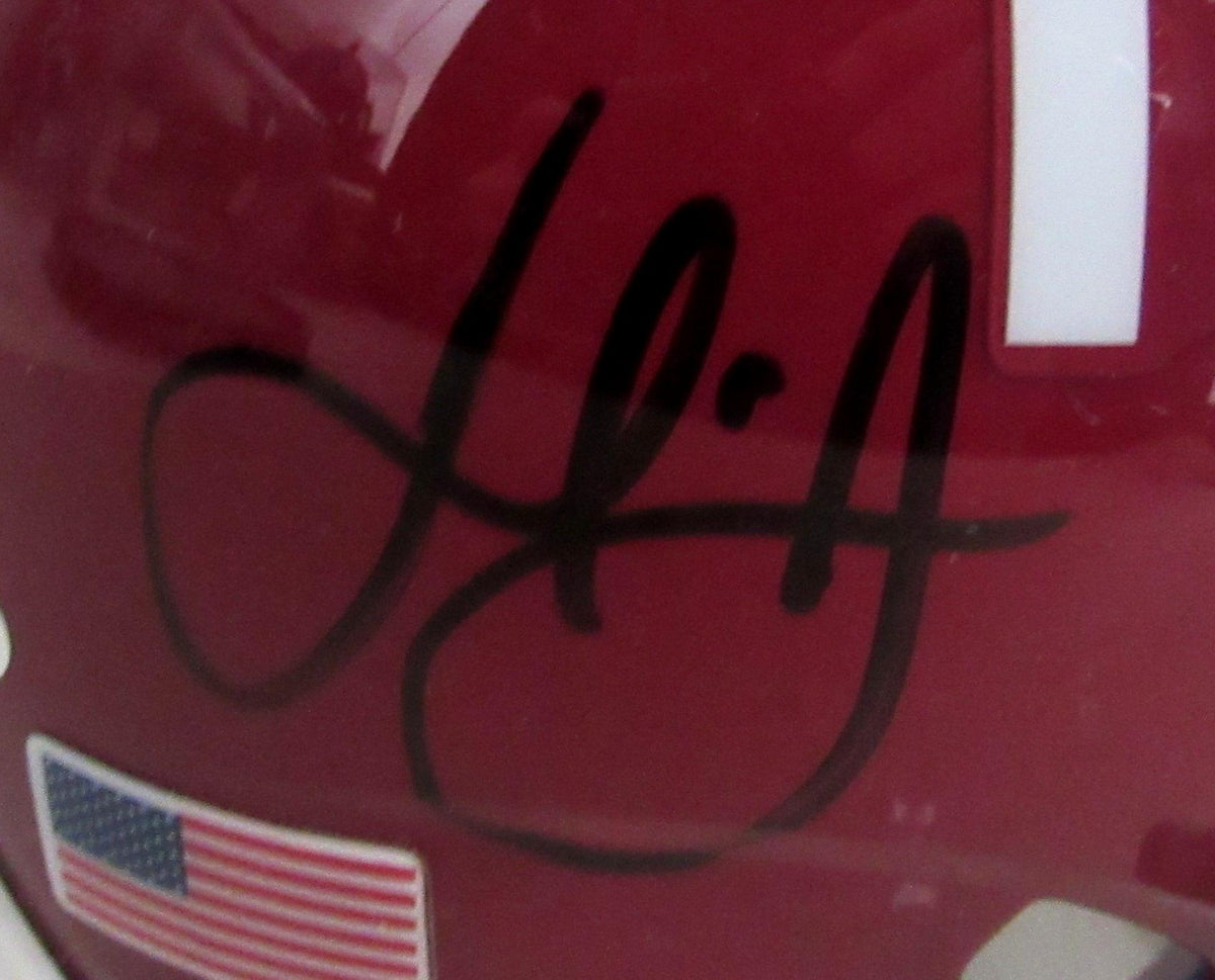 Julio Jones Signed/Auto University of Alabama Mini Football Helmet JSA 213368