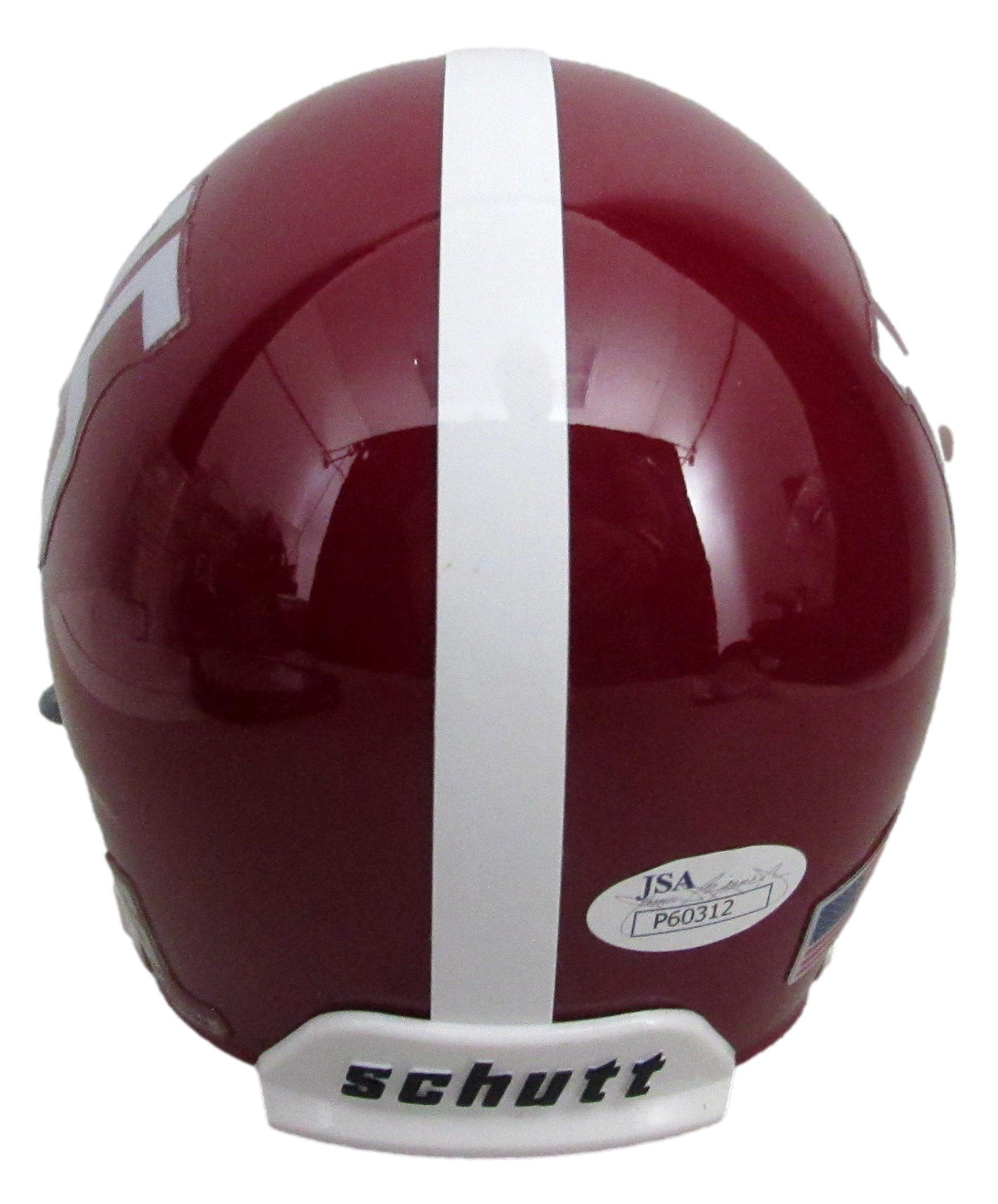 Nick Saban Signed/Inscr University of Alabama Mini Football Helmet JSA 213369