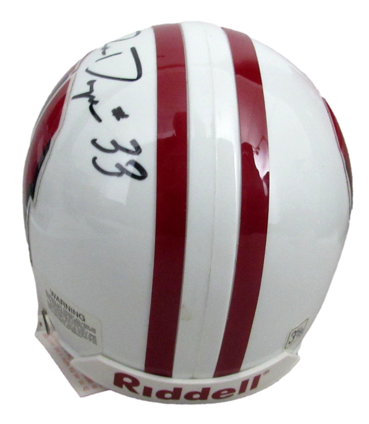 Ron Dayne Signed/Auto Univ of Wisconsin Mini Football Helmet Upper Deck 213371