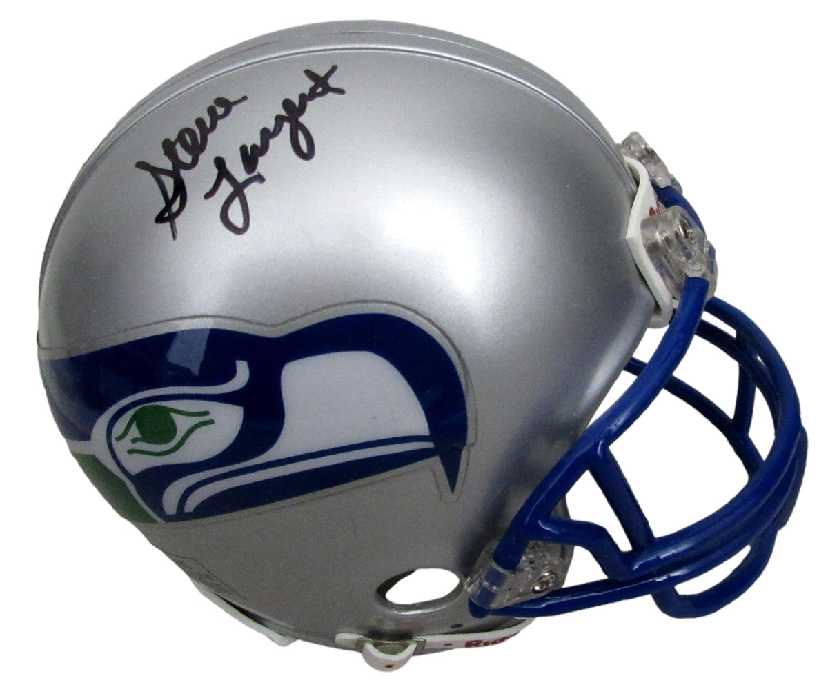 Steve Largent HOF Signed/Autographed Seahawks Mini Football Helmet JSA 213375