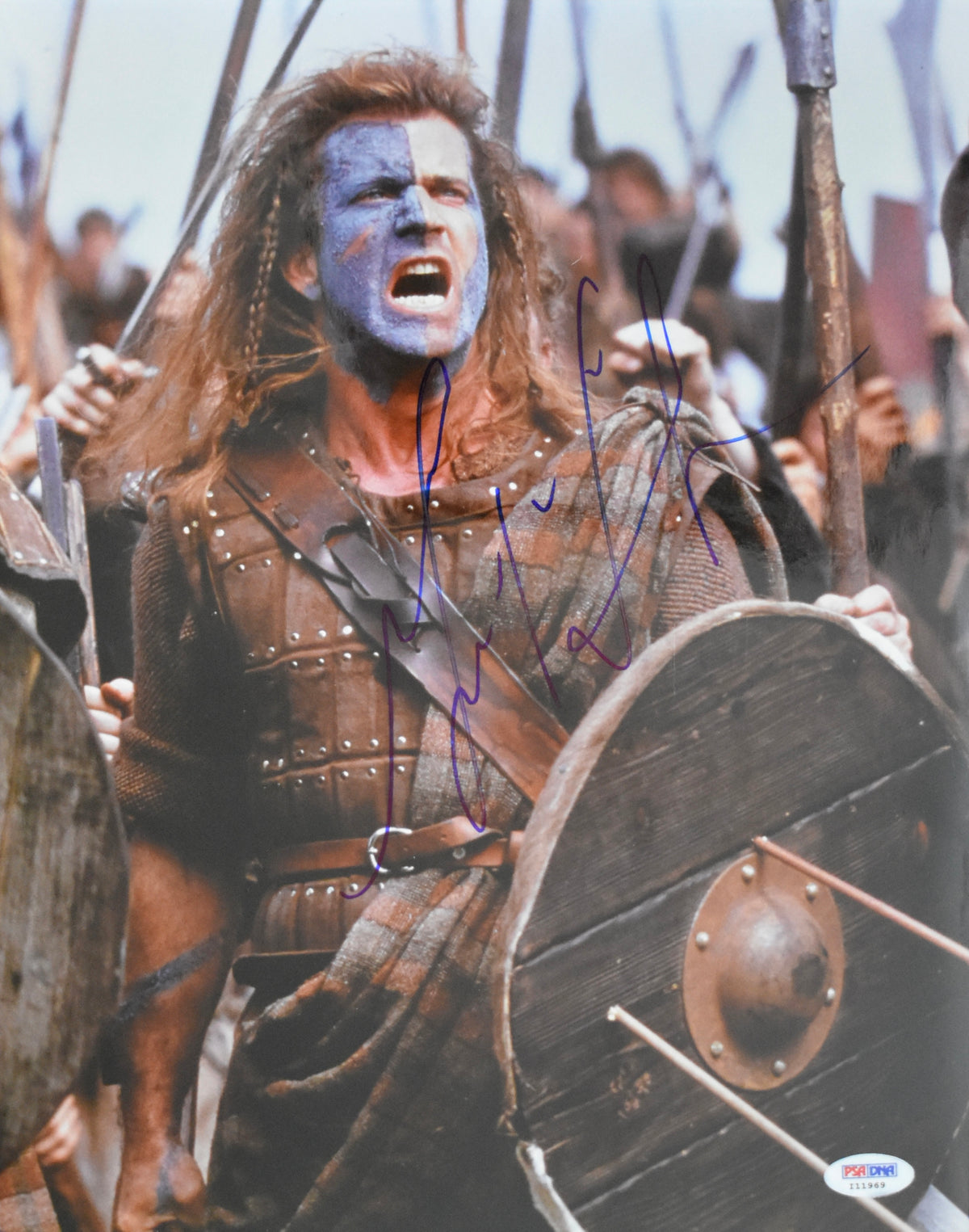 Mel Gibson Signed/Autographed 11x14 Photo Braveheart PSA/DNA 213047