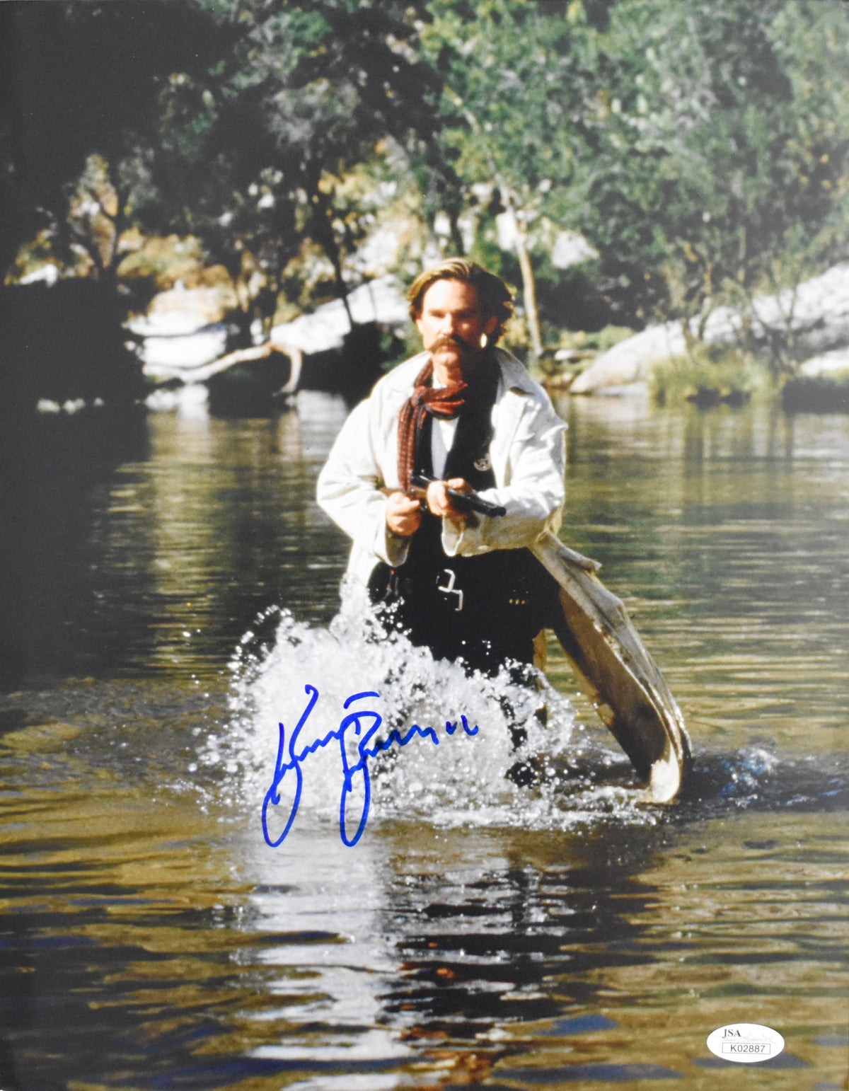 Kurt Russell Signed/Autographed 11x14 Photo Wyatt Earp JSA 213049