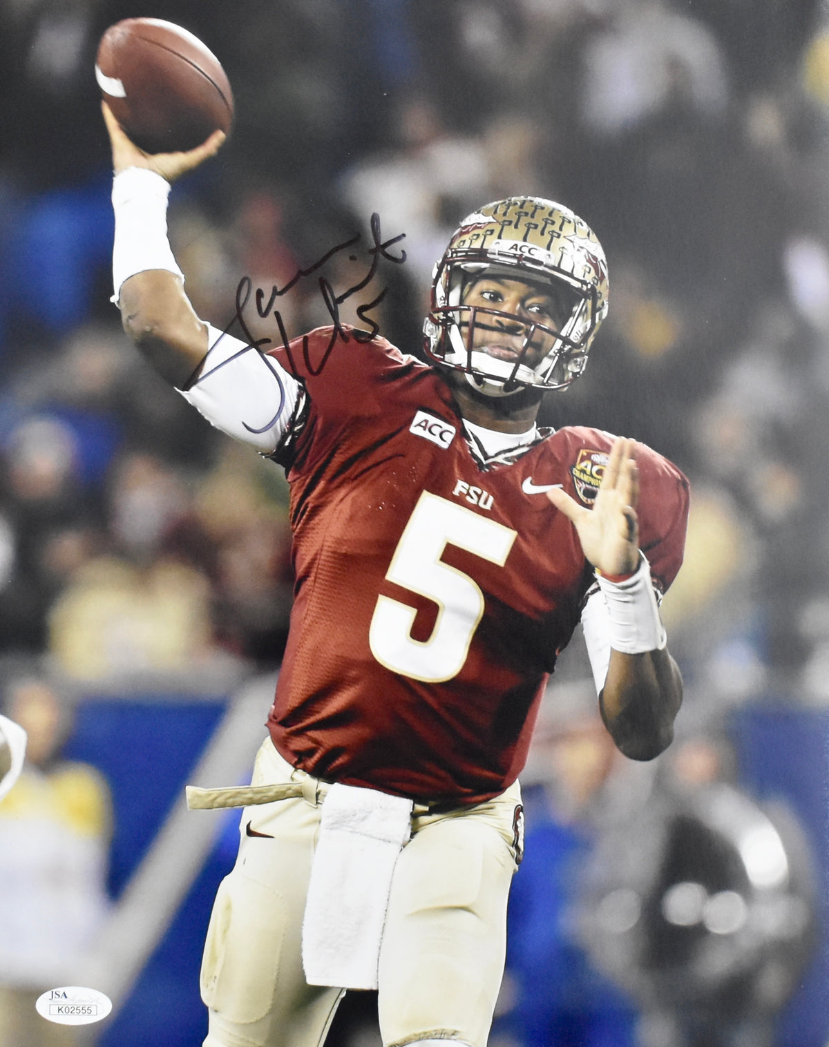 Jameis Winston Signed/Autographed 11x14 Photo Florida State JSA 213050