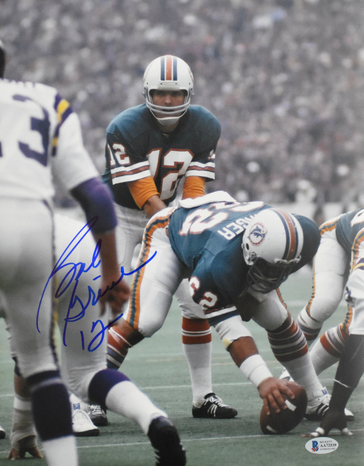 Bob Griese HOF Signed/Autographed 11x14 Photo Dolphins BAS 213052