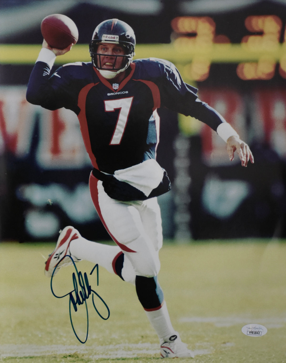 John Elway HOF Signed/Autographed 11x14 Photo Broncos JSA 213056