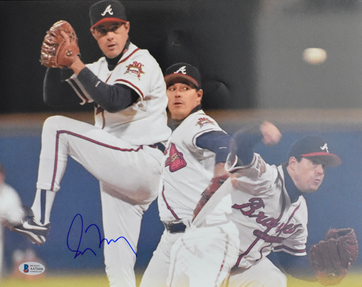 Greg Maddux HOF Signed/Autographed 11x14 Photo Braves BAS 213065