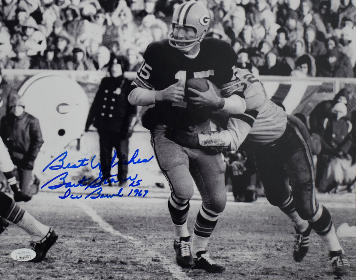Bart Starr HOF Signed/Autographed 11x14 Photo Packers JSA 213601