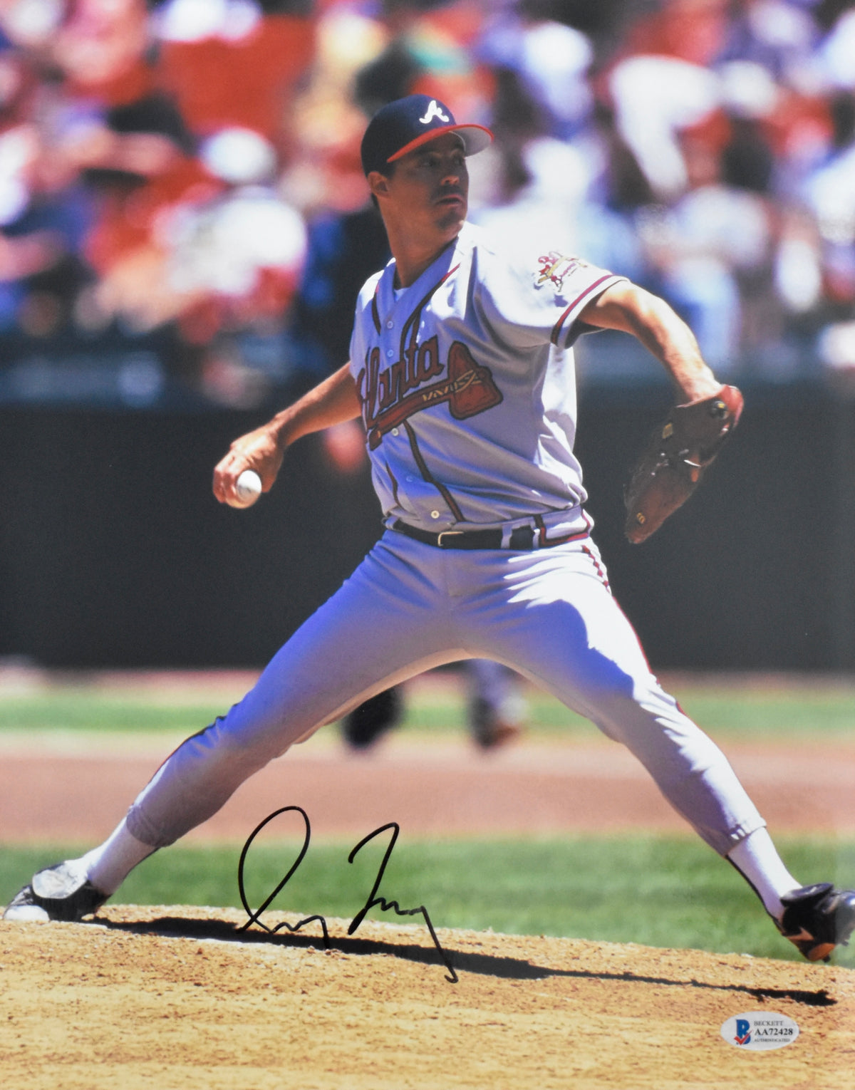 Greg Maddux HOF Signed/Autographed 11x14 Photo Braves BAS 213602