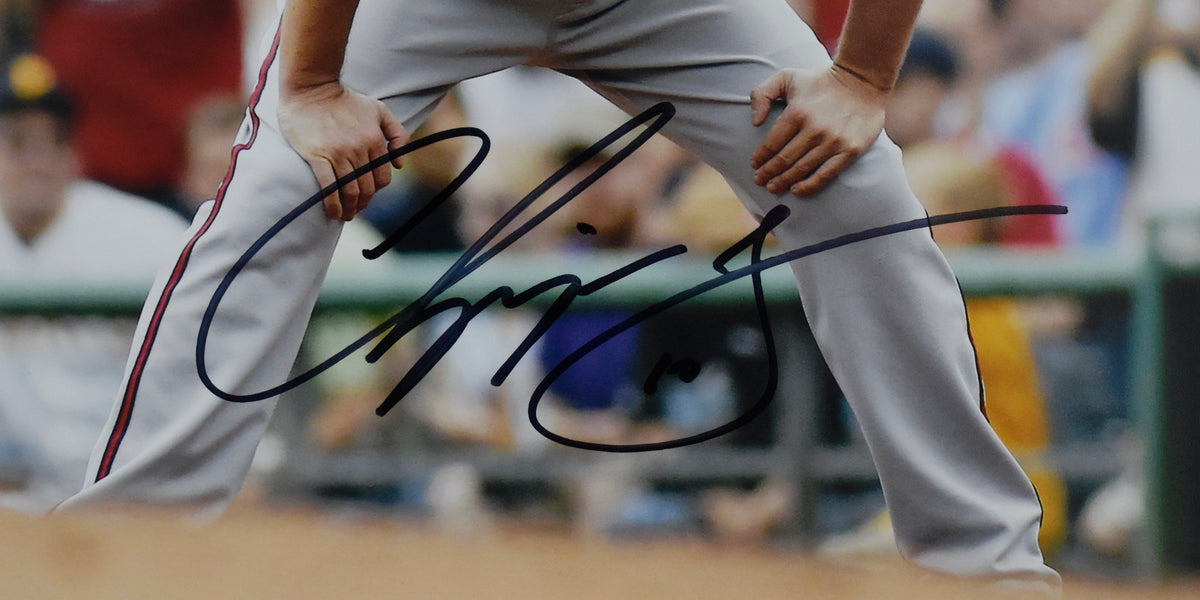 Chipper Jones HOF Signed/Autographed 11x14 Photo Braves JSA 213607