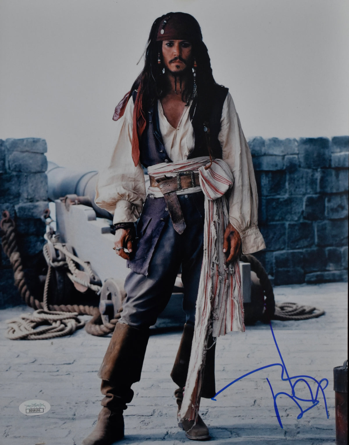 Johnny Depp Signed/Autographed 11x14 Photo Pirates JSA 213608
