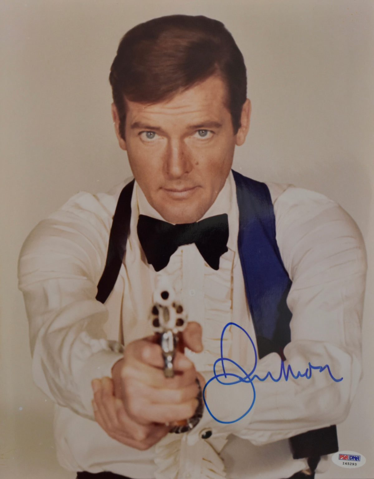 Roger Moore Signed/Autographed 11x14 Photo James Bond PSA/DNA 213613