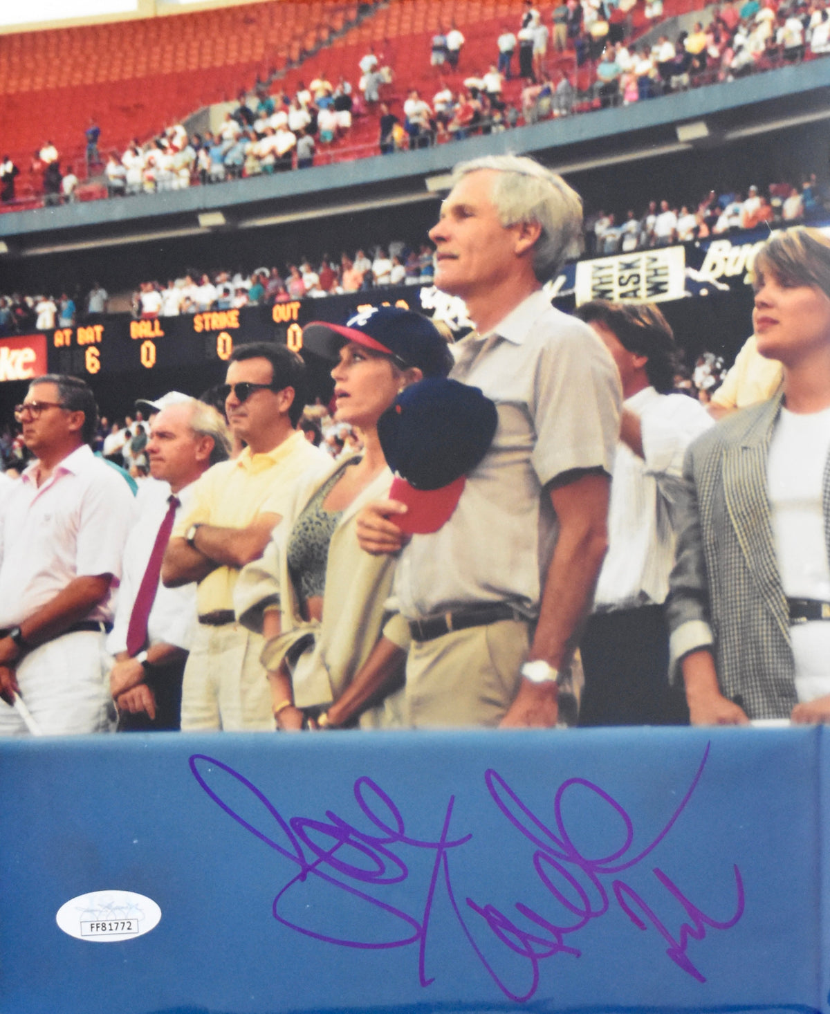Ted Turner Signed/Autographed 8x10 Photo Braves JSA 213618