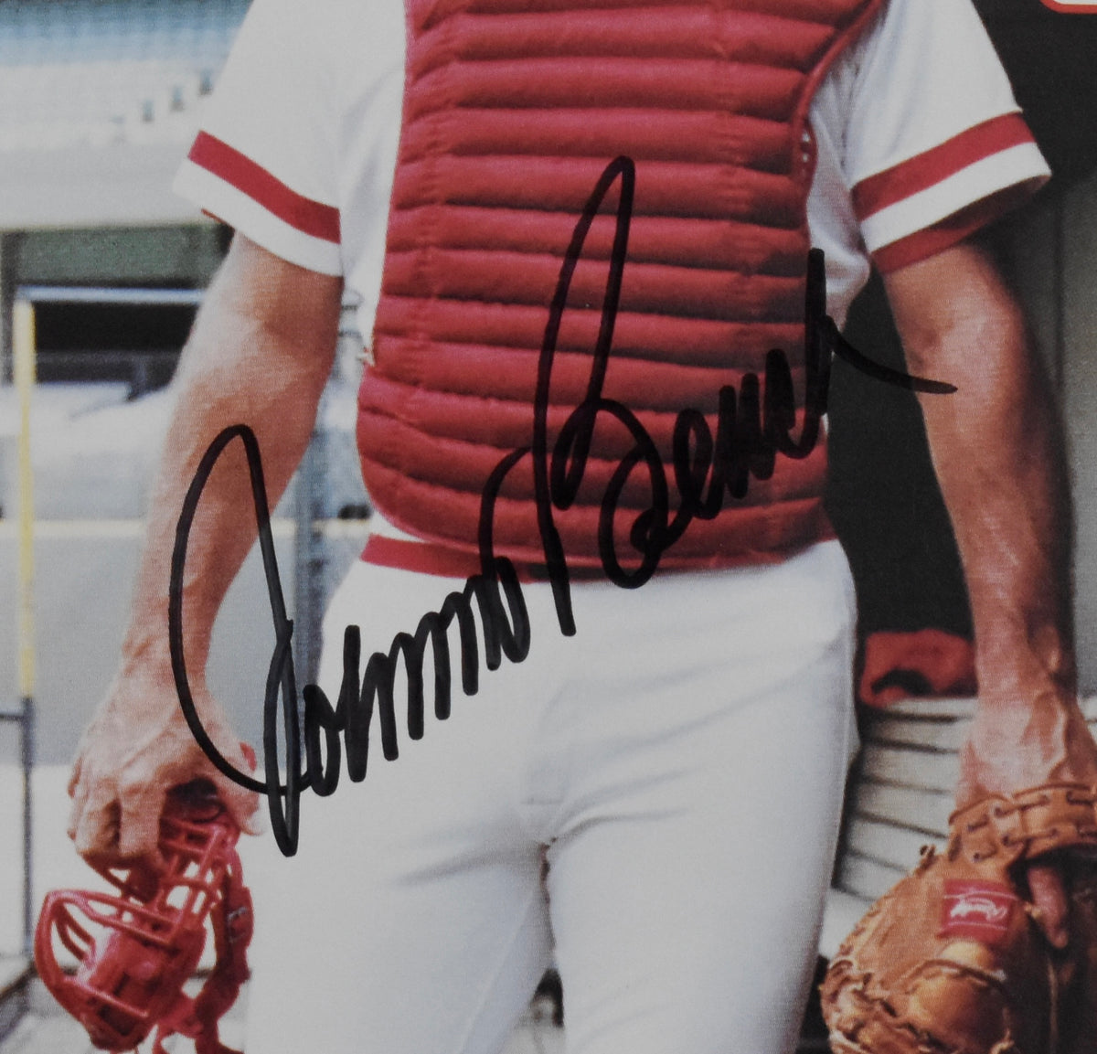 Johnny Bench HOF Signed/Autographed 8x10 Photo Reds JSA 213628