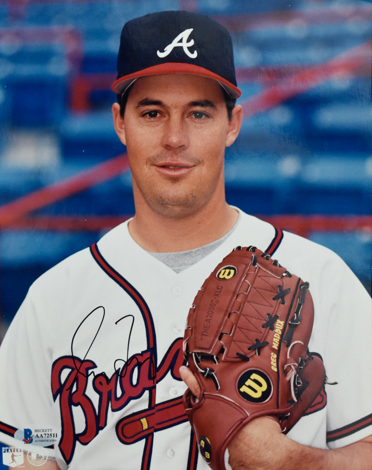 Greg Maddux HOF Signed/Autographed 8x10 Photo Braves BAS 213637