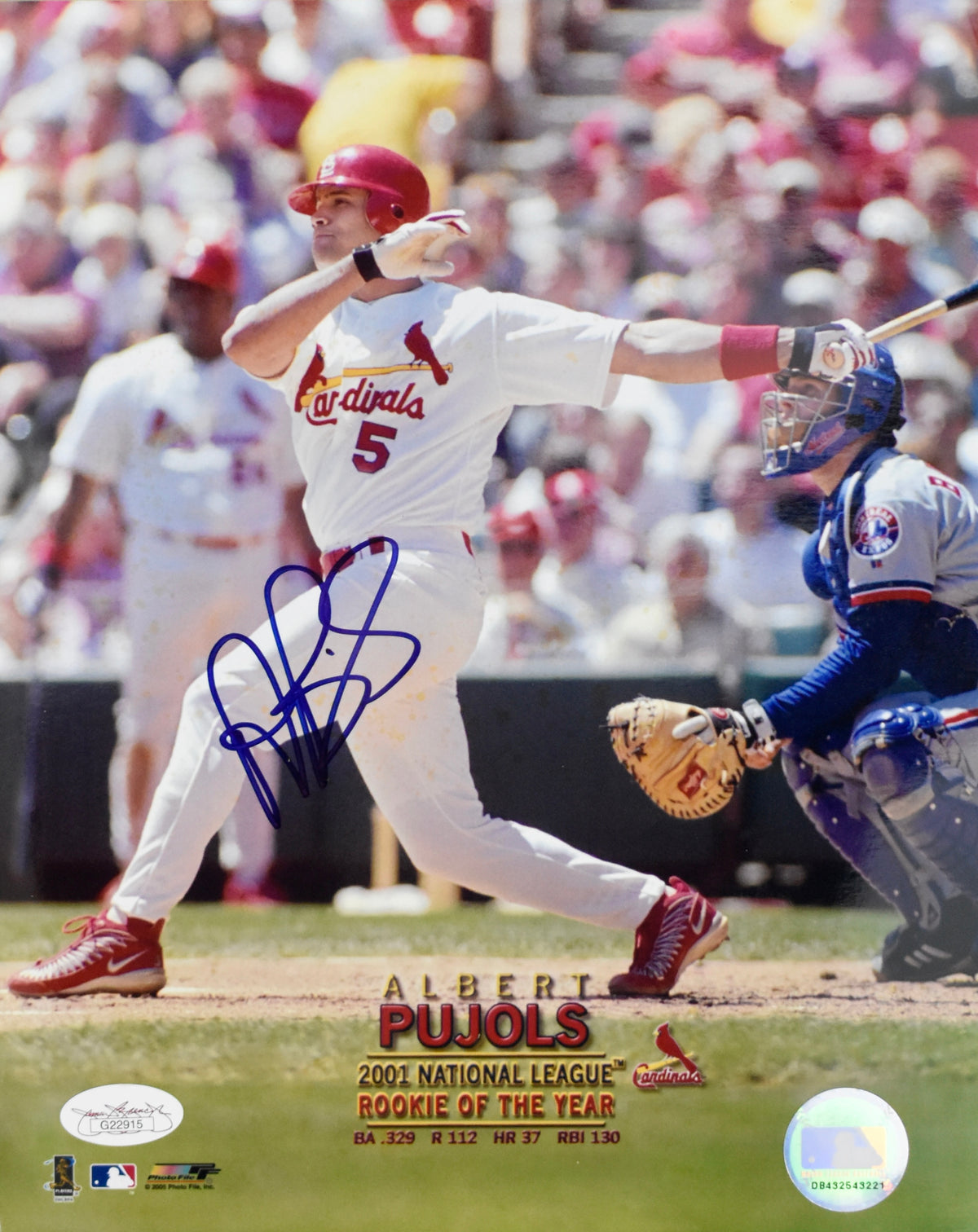 Albert Pujols HOF Signed/Autographed 8x10 Photo Cardinals JSA 213640