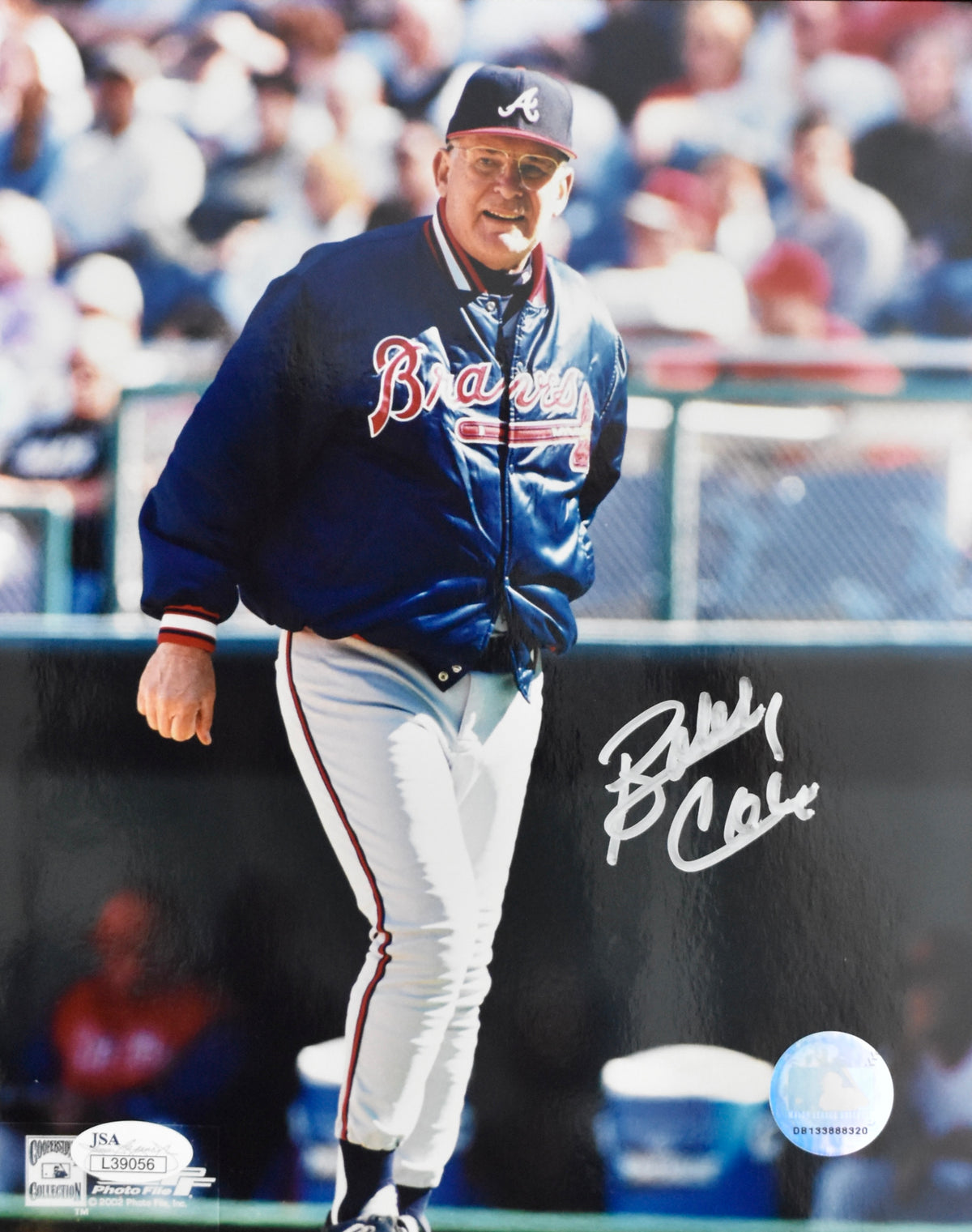 Bobby Cox HOF Signed/Autographed 8x10 Photo Braves JSA 213641