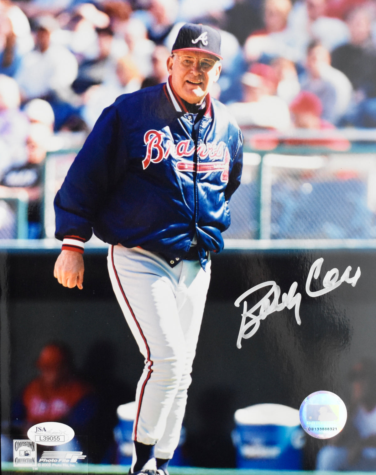 Bobby Cox HOF Signed/Autographed 8x10 Photo Braves JSA 213648
