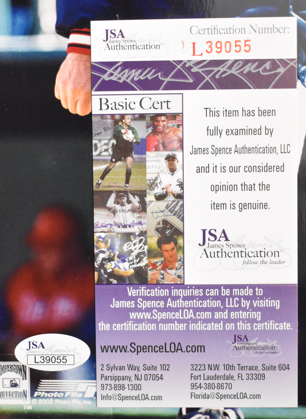 Bobby Cox HOF Signed/Autographed 8x10 Photo Braves JSA 213648
