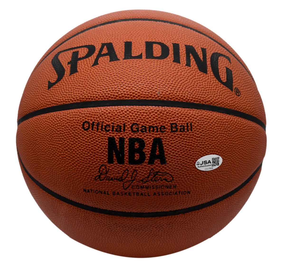 Julius Dr J Erving HOF Signed Leather NBA Official Game Ball Basketball JSA 2874