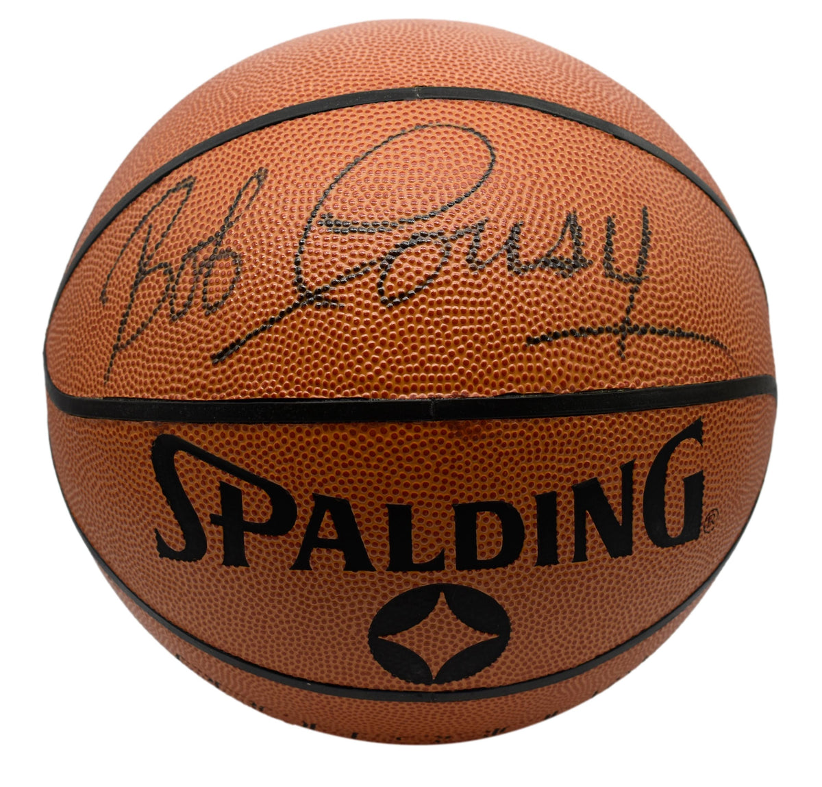 Bob Cousy HOF Celtics Signed/Autographed Spalding Basketball JSA 212875