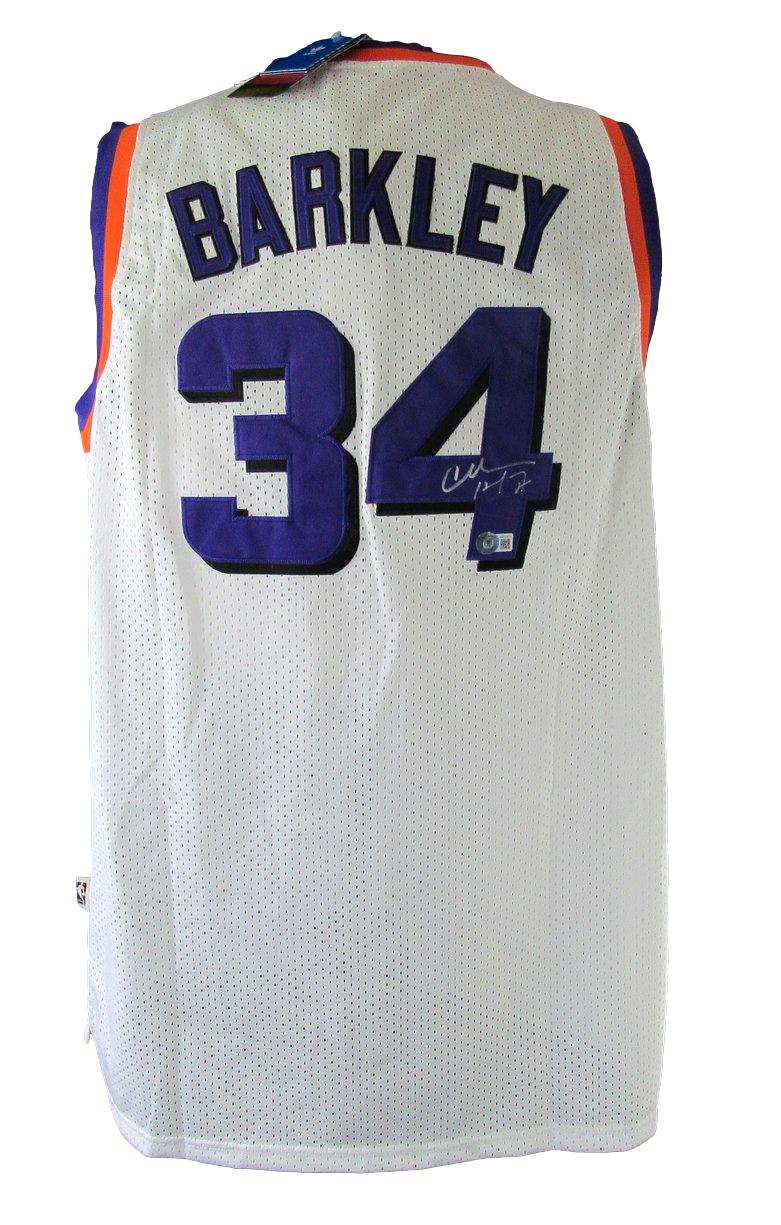 Charles Barkley HOF Signed/Autographed Suns Adidas Jersey Sz XL BAS 212697