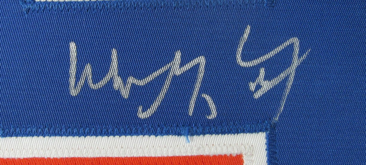 Wayne Gretzky HOF Signed Oilers Official CCM Vintage Hockey Jersey Sz 52 PSA 699