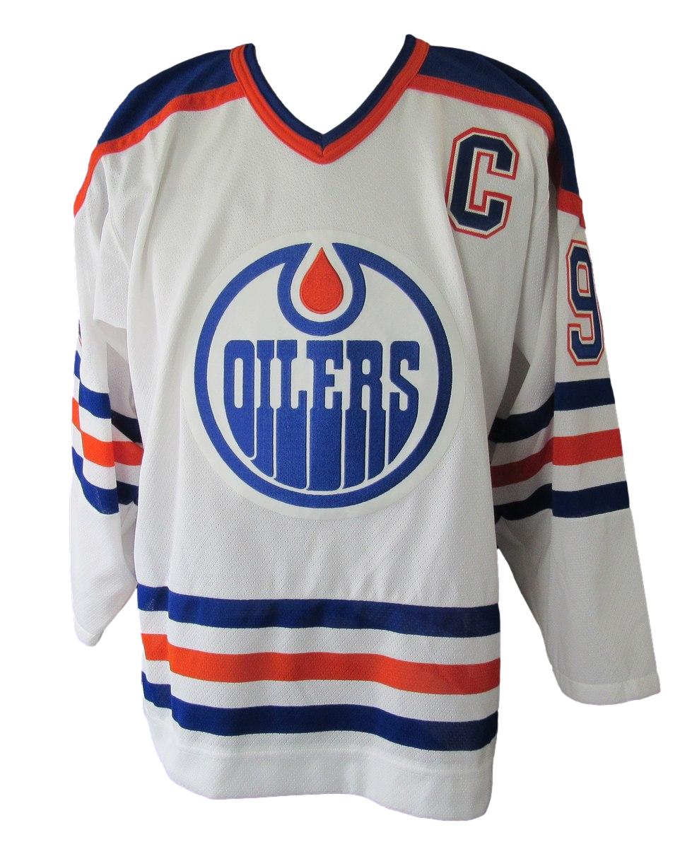 Wayne Gretzky HOF Signed Oilers Official CCM Vintage Hockey Jersey Sz M JSA 700
