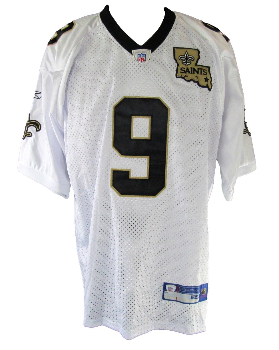 Drew Brees HOF Signed/Autographed Saints Reebok Official Jersey Sz 54 JSA 212701