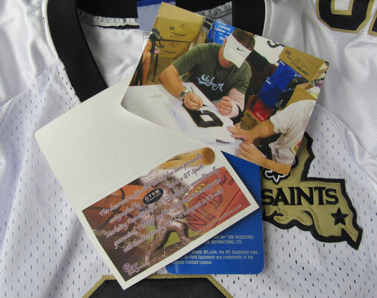 Drew Brees HOF Signed/Autographed Saints Reebok Official Jersey Sz 54 JSA 212701
