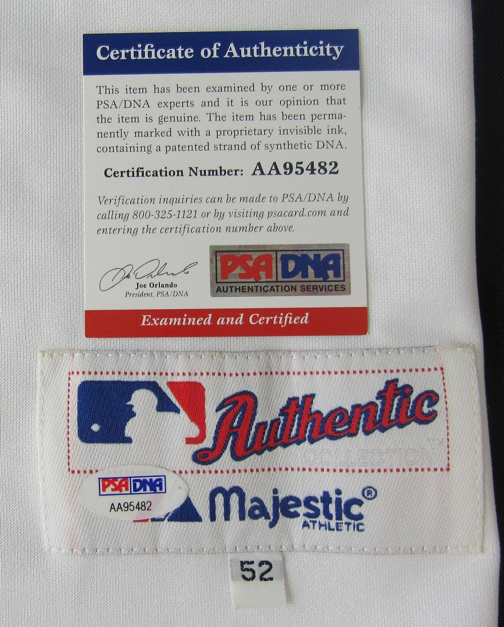 Jerry Seinfeld Signed Mets Authentic Majestic Athletic Jersey Sz 52 PSA 212704